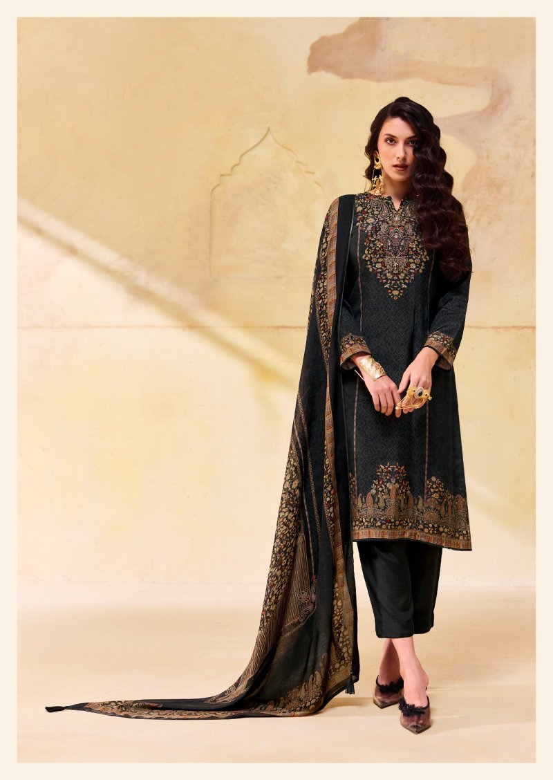 Olivia Vol 3 By Sadhana Viscos Pashmina Dress Material